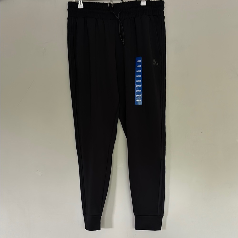 Adidas large regular fit Black Jogger Pants